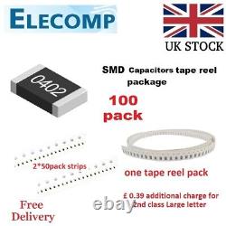 0402 SMD Capacitor 10uF X5R 6.3V (100/1000/10000 Pack) Fast delivery UK Stock