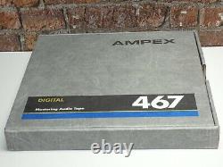 1 x Brand New Ampex 467 (1in Tape) DASH Digital Audio 14in Reel To Reel Tape
