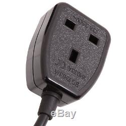10m 230v RETRACTABLE ELECTRIC WALL MOUNT POWER CABLE SOCKET EXTENSION LEAD REEL