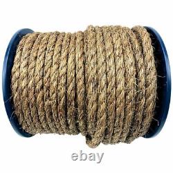 12mm Grade 1 Natural Manila Rope On A Reel Decking Garden, Boats, Select Length