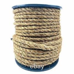 12mm Grade 1 Natural Manila Rope On A Reel Decking Garden, Boats, Select Length