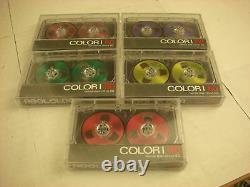 1980s Lot of 5 Reel to Reel Cassette Tapes New Old Stock