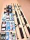 2 X Shakespeare Fishing Boat Rod Kit + Reel All The Tackle Included