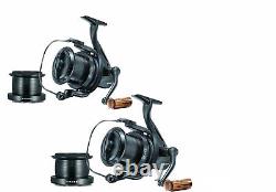 2 X Sonik Vader X 8000 RS Big Pit Carp Reels NEW Supplied With Spare Spools
