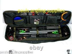 2 x 12 Ft Fishing Set Kit Rods + 2 x Reels Tackle Bag Floats Shot Hooks Travel