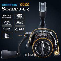 2022 Shimano Soare XR Fishing Spinning Reel 500SPG 4.7Ratio 8/1BB Fishing Reel