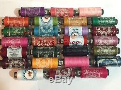 25 x 100% Spools Pure Cotton Thread Reels Finest Quality Sewing All Purpose NEW