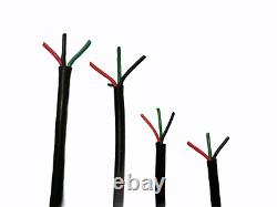 3 core Thinwall Automotive DC Cable Round wire 11amp 14amp 21amp 12v 24v