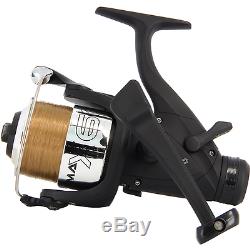 3 x CARP RUNNER FISHING REELS WITH 10LB LINE NGT FISHING TACKLE