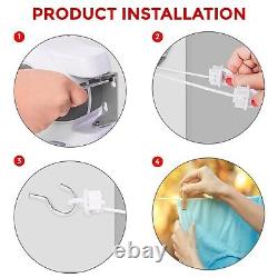 30m Retractable Clothes Reel Double Washing Line Wall Mounted Outdoor