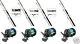 4 Shakespeare Sea Fishing Boat Rods With Multiplier Reels