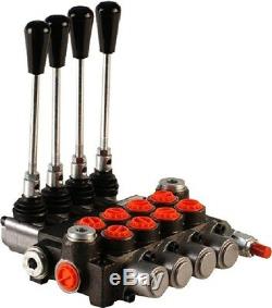 4 spool hydraulic directional control valve 11gpm, double acting cylinder spool