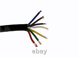 7 Core Automotive trailer towing cable wire 12v 24v 0.5mm 1mm 1.5mm all lengths
