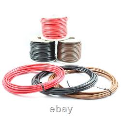 70 AMP 10mm² 80/0.40 Single Core Stranded Copper Cable 12v 24v Thin Wall Wire