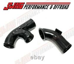 99.5-03 Ford 7.3 7.3L Powerstroke Diesel Stainless Intake Manifold Sypder Black