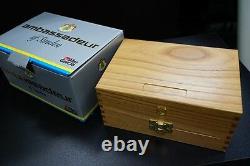 ABU ambassadeur LIMITED 5500CDL Right handle SILVER BLUE with Wood Box