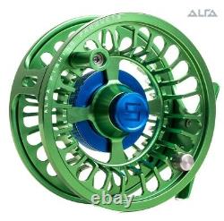 Alfa Artic 3+ Fly Reel Lime Green 2022 Stocks ALFA3+LG UK DEALER