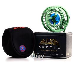 Alfa Artic 3+ Fly Reel Lime Green 2022 Stocks ALFA3+LG UK DEALER