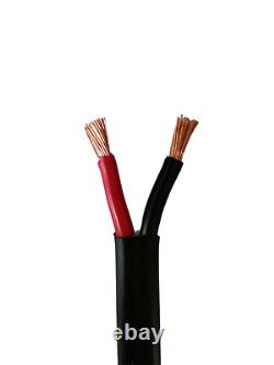 Automotive 12v Twin Core 2 Flat Thinwall Red/black Auto Cable Wiring Loom
