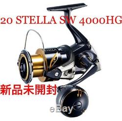 Brand new unopened Shimano spinning reel 20 Stella SW 4000HG from japan
