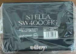 Brand new unopened Shimano spinning reel 20 Stella SW 4000HG from japan