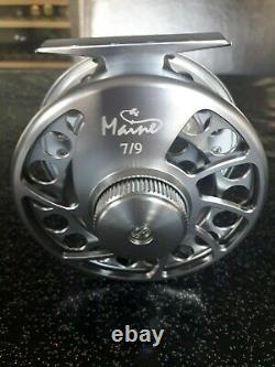 Custom new high grade fly fishing reel 7-9 LHW trout, seatrout