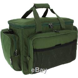 Deluxe Full Carp Fishing 2 Rod Set Reels Alarms Pod Mat Net Bag Tackle Luggage