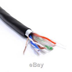 External SHIELDED CAT6 Outdoor Use COPPER Ethernet Cable FTP Reel 50m
