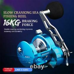 Fishing Reel Super Strong Metal Spinning Wheel 5.1 1 16kg Max Drag Reel