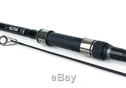 Fox NEW 2x EOS Carp Fishing Rods 2 Piece 12ft 3lb + 2x EOS 10000 Reels CRD254
