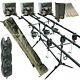 Full Carp fishing Set Up Complete 3 x Rods Reels Alarms 3+3 Holdall+Rigs & ETC