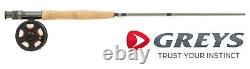 Greys K4ST Rod Reel & Line Fly Fishing Combo 9ft, 9ft6 of 10FT Kit with Tube