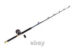 Hollow Roller 50lb Tuna Fishing Boat Rod & Reel Combo