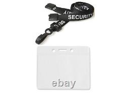 ID Card Pass Badge Holder Conference Work Name Wallet Sleeve for Lanyards & Reel