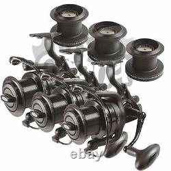 NGT Dynamic 9000 10 BB Big Pit Large Carp Runner Fishing Reel With Spare Spool
