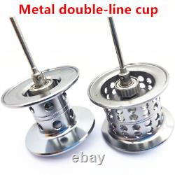 New Fishing Reel Metal Double-line Cup 8.11 Water Drop Wheel Brake Bait Casting