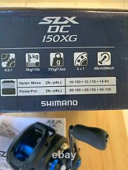 New SLX DC 150XG Low Profile Baitcast Reel 8.21 Right Hand Shimano SLXDC150XG