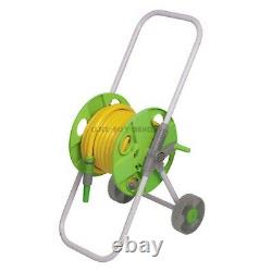 Portable Hose Pipe Trolley Cart Reel Garden Hosepipe Holds 45 M Free Standing