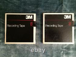 Recording Tape, 1/4 Reel To Reel, 3m #808 (2) 600 Foot / 182.8 Meter Reels, Nos