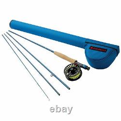 Redington 586-4 CROSSWATER 5 WT 8.5 Foot 4 Piece Fly Fishing Rod and Reel Combo