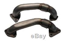 Rudy's High Flow Race Exhaust Manifolds & Up-Pipes 01-04 GM 6.6L Duramax Diesel
