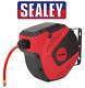 SEALEY 10m Automatic Recoil Rewind Wall Mounted Air Compressor Hose Reel, SA821