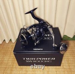 Shimano 21 TWIN POWER SW 8000HG 5.6 Spinning Reel Brand New