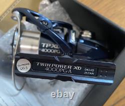 Spinning Reel 21 Twin Power XD 4000PG Gear Ratio 4.41 Fishing IN BOX