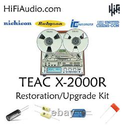 Teac X-2000R reel deck restoration service kit repair rebuild capacitor