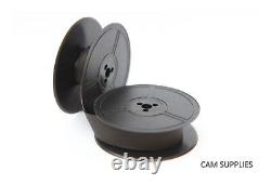 Typewriter Ribbon Spool for OLYMPIA DIN 2103 BLACK or BLK/RED or PURPLE