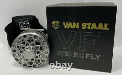 Van Staal VF 8 HD Fly Fishing Reel (7-8-9 WT) Silver NIB -SALE & Free US Ship